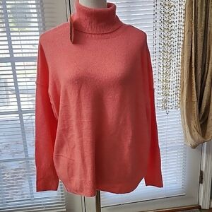 Vince Camuto Coral Turtleneck Sweater